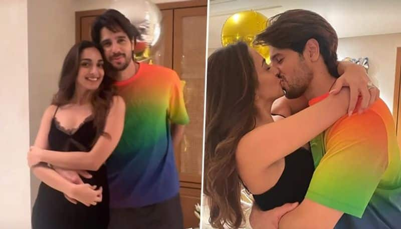 Sidharth Malhotra gets birthday kiss from wife Kiara Advani, see celebration pictures RKK