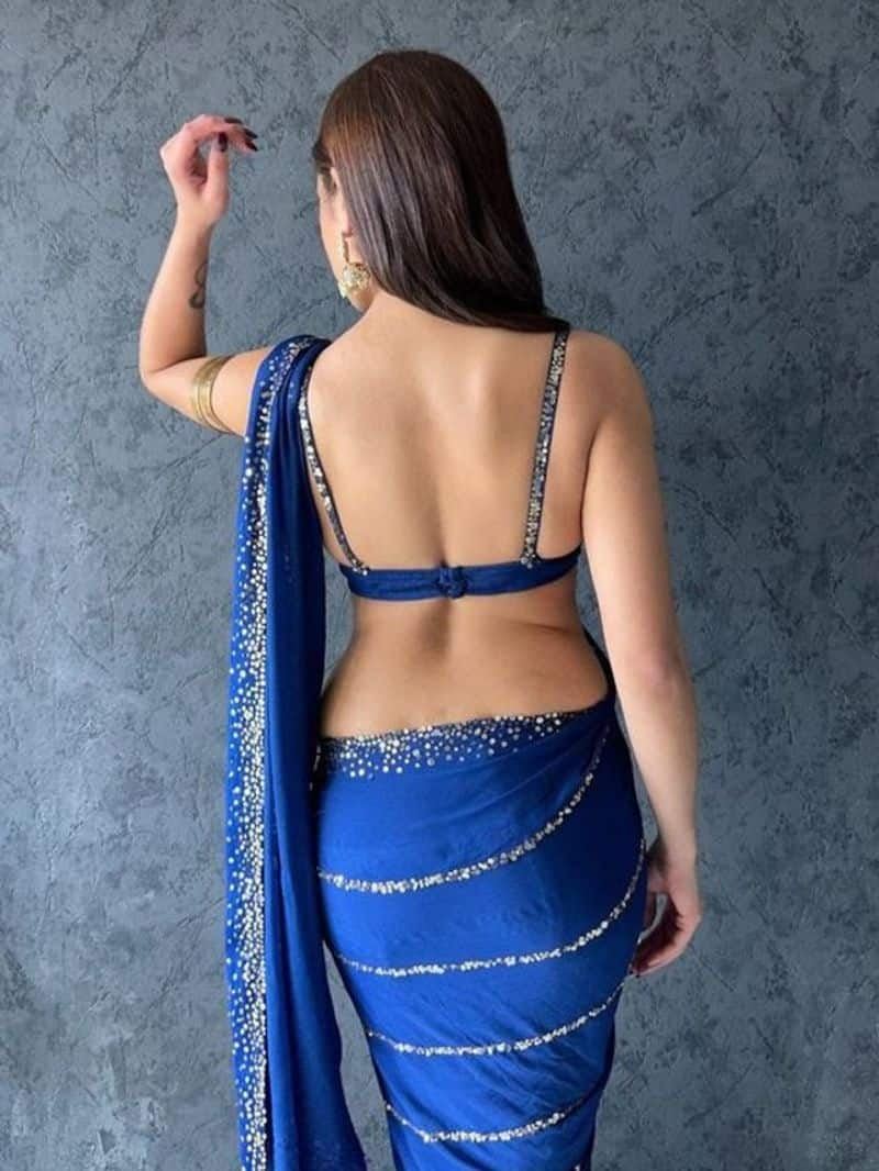 surabhi chandna 10 backless blouse saree zkamn