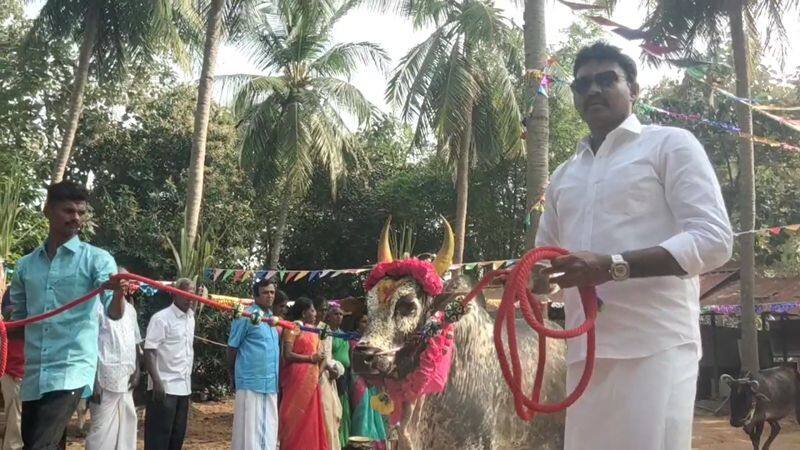 sri lanka governor senthil thondaman celebrate pongal festival in sivagangai district vel