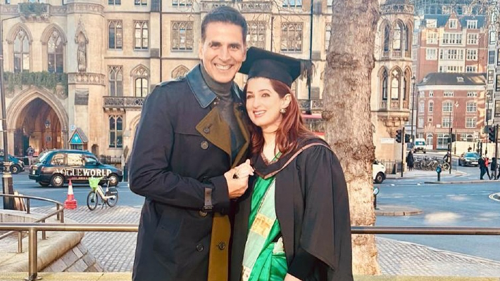 Twinkle Khanna Graduates At 50 From University of London vvk