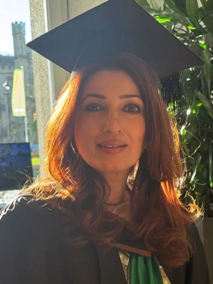 Completes Master degree