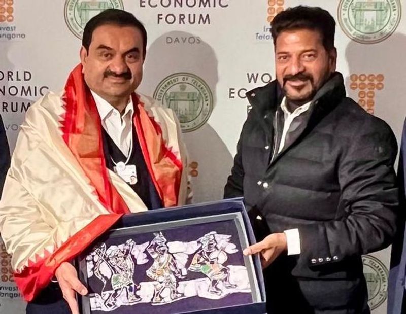 World Economic Forum 2024: Adani Group to invest over Rs 12400 crore in Telangana