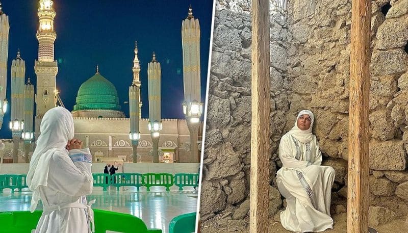 Photos from Mecca and Medina:  TV star Hina Khan performs her second 'Umrah' RBA