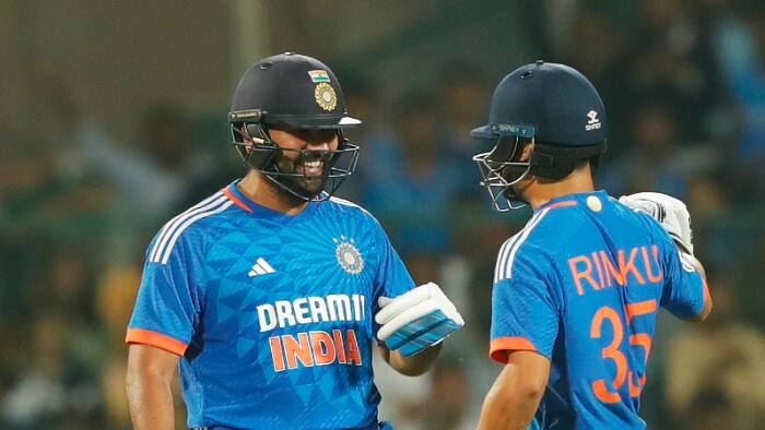 Rinku Singh-Rohit Sharma