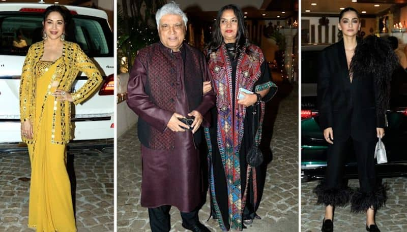 Anil Kapoor hosts birthday party for Javed Akhtar: Sonam Kapoor, Madhuri Dixit and others arrive in style RKK