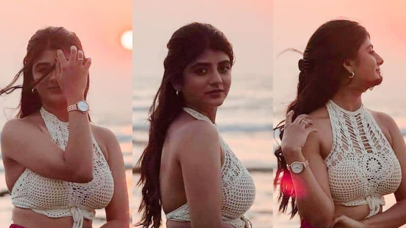 Bigg Boss fame and vijay tv serial actress Gabriella Charlton beach photos viral gan