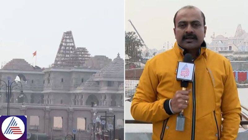 Asianet News in Ayodhya: 'Bhagwa' flag waves above Ram Mandir Sanctum Sanctorum vkp