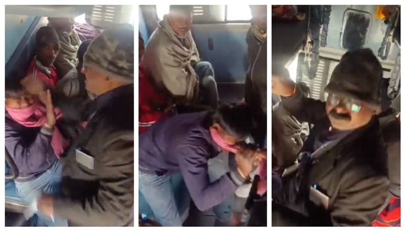 Video of TTE slapping ticketless passenger in the face has gone viral bkg 