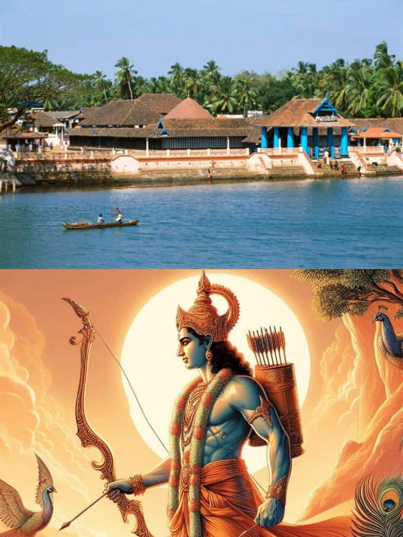 Lord Ram's idol worshipped by Lord Krishna exists in Kerala Triprayar? anr