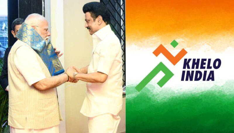 Khelo India Tamil Nadu CM MK Stalin Received PM Modi in Chennai ans