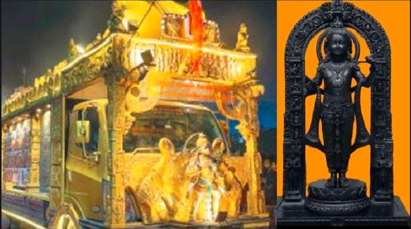 Kishkindhe Hanumaratha of Karnataka reached Ayodhya after a 2 month chariot journey akb