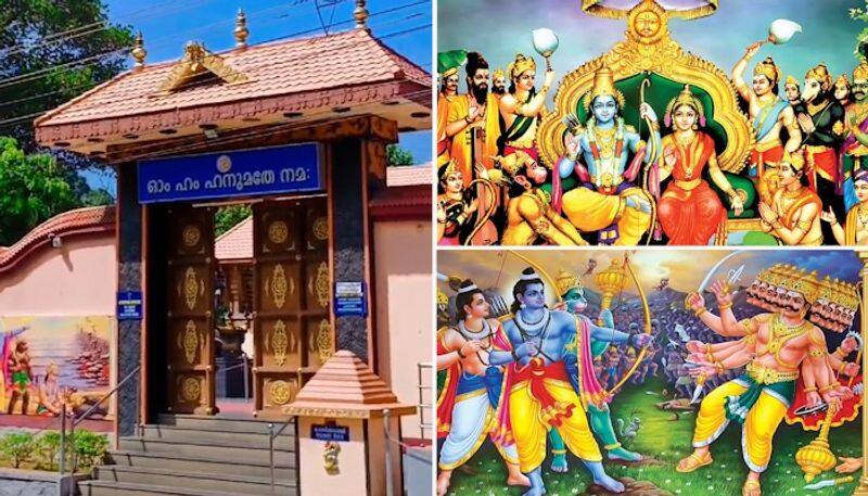 Kerala: Army's Hanuman temple walls in Pangode Thiruvananthapuram narrates Ramayan scenes anr