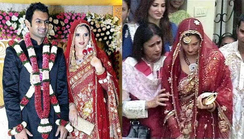 Sania Mirza Marries Pakistan Cricketer shoaib malik With Police protection 14 years of marriage Breaks san