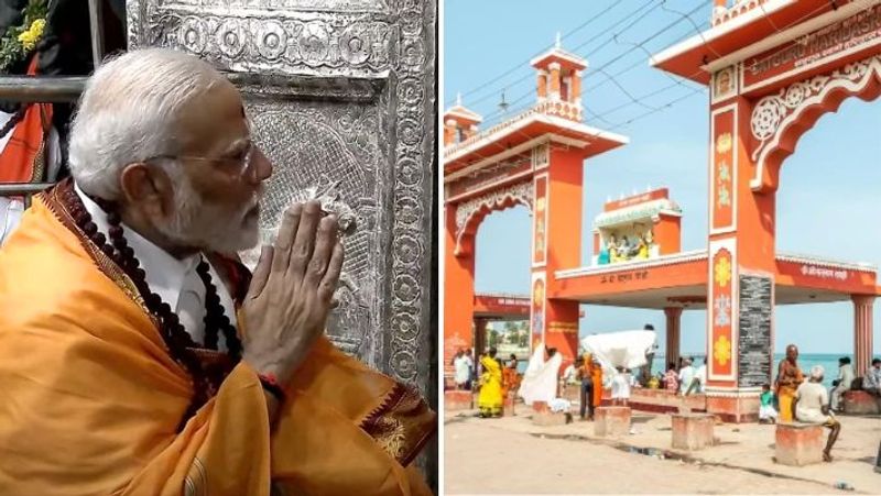 PM Modi Rameshwaram Visit : ராமேஸ்வரம்: அக்னி தீர்த்த கடலில் நீராடிய ...