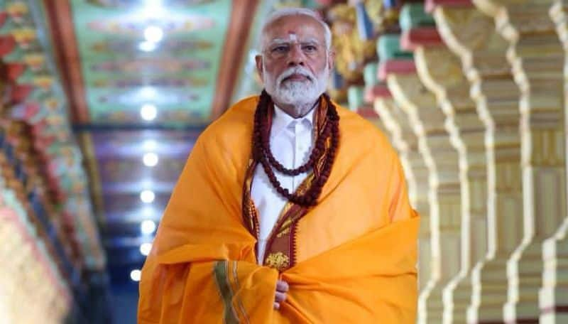 PM Modi Visited Rameswaram ramanatha swamy temple before attending ram temple inauguration ans