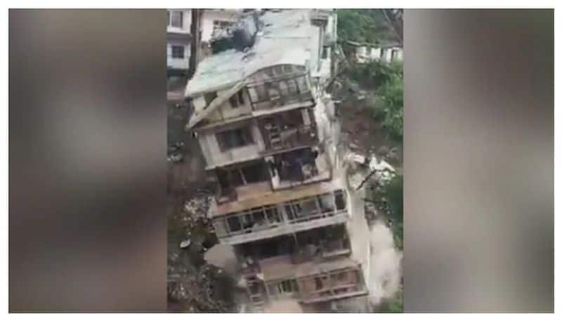 five storey building collapsed with in 15 seconds prm 