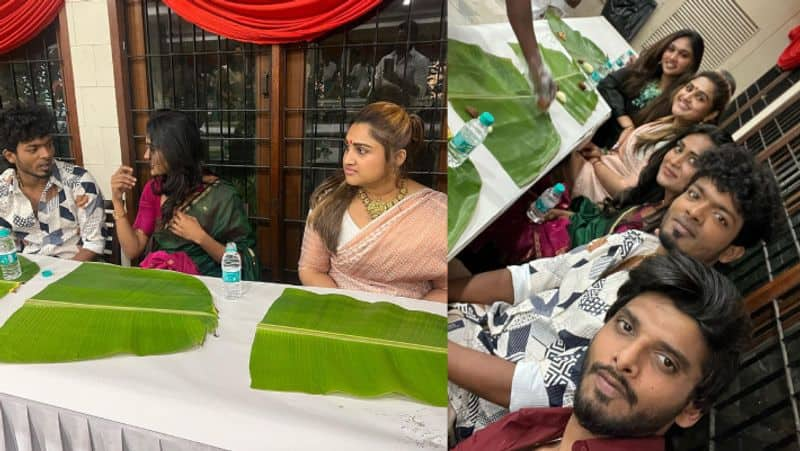 Bigg Boss maya Poornima Nixen Vijay Varma Attend Vanitha Family wedding gan