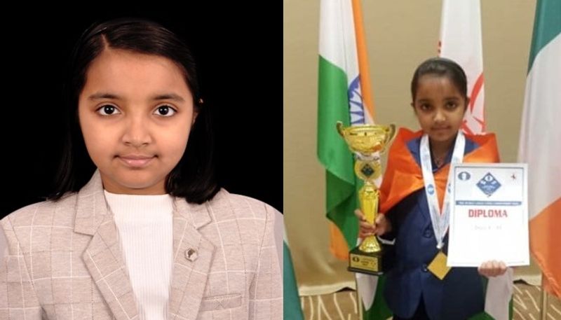 Charvi Anilkumar Clinch Under 8 World Chess Championship kvn