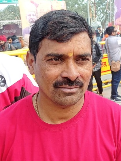 Rangoli artist from Maharashtra