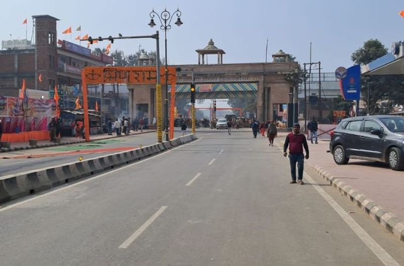 Heavy Security Ahead Of Ram Mandir Inauguration In Ayodhya AKP