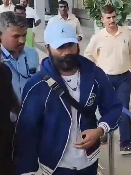 Dhanush was seen leaving for Ayodhya