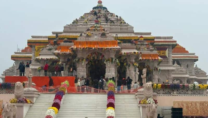 Ayodhya Ramar Temple decorated with beautiful flowers exclusive photos out now ans