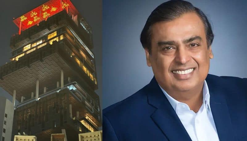 Mukesh Ambani's residence Antilia lit up with 'Jai Shri Ram' slogans ahead of mega event-sak