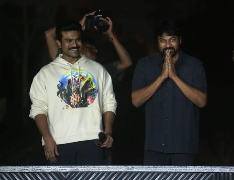 Ram Mandir Pran Prathistha: Chiranjeevi, Ram Charan leave for Ayodhya