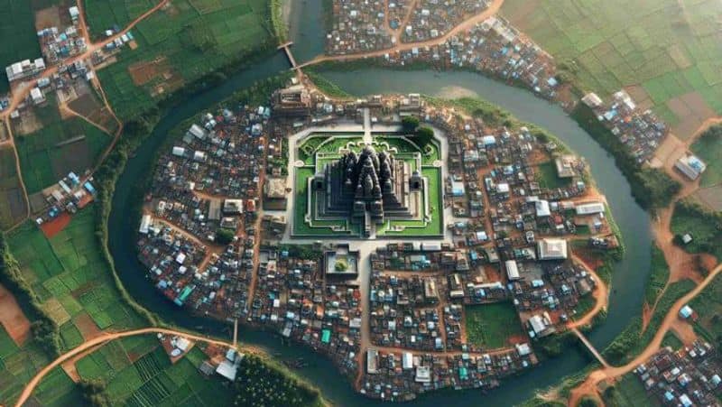 The Ayodhya Ram Mandir site as seen from orbit by ISRO satellites-rag