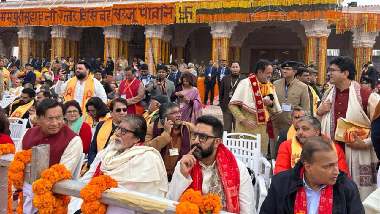 celebs in ayodhya