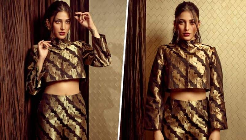 In pictures: Shruti Haasan's HOT look in golden co-ord set is not to be missed RKK