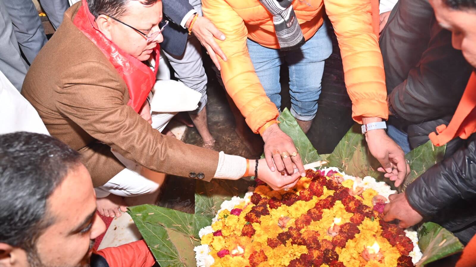 Pushkar Singh Dhami Ram Lalla Pran Pratishtha utsav