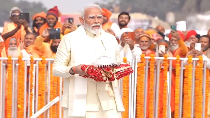 PM Narendra Modi in Ram Mandir