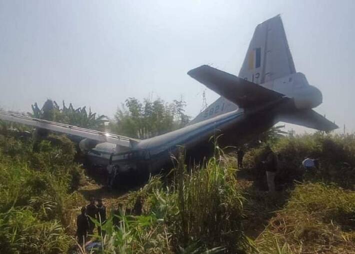 Army Cargo plane belonging to Myanmar crashes at Mizoram's Lengpui airport: 6 injured vkp