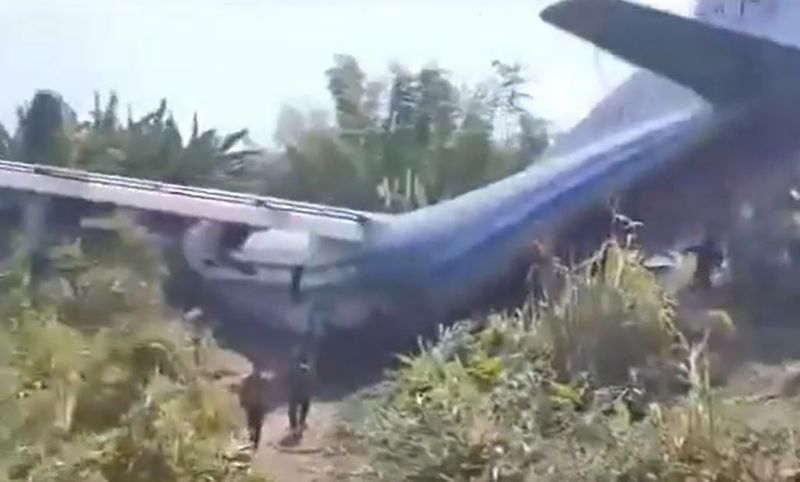 Myanmar Army plane carrying 14 people crashes at Mizoram Airport akb