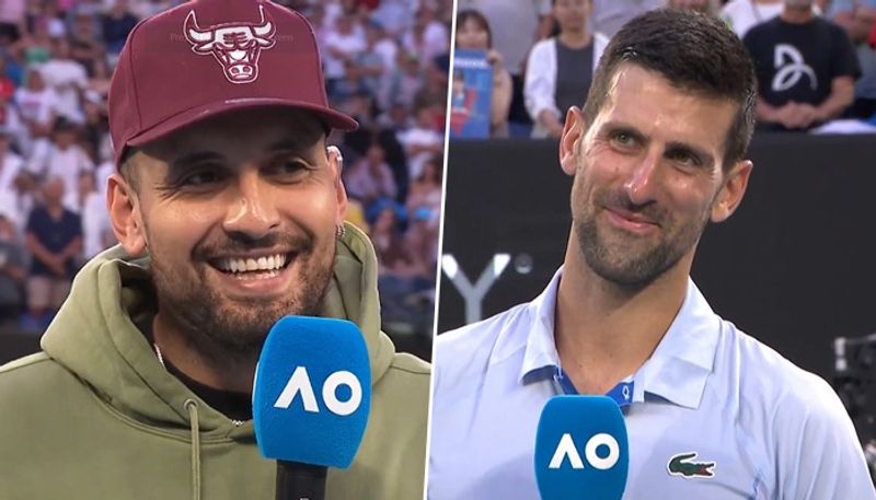 tennis Australian Open 2024: Djokovic reveals hilarious 'tree-hanging' secret to Kyrgios for Grand Slam win (WATCH) snt