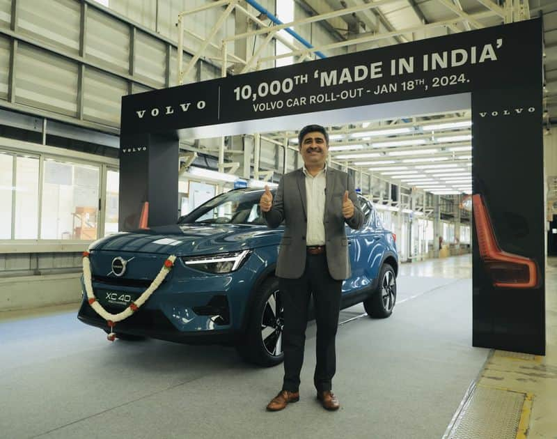 Milestone 10000th Made in India Volvo Car rolls out in India ckm