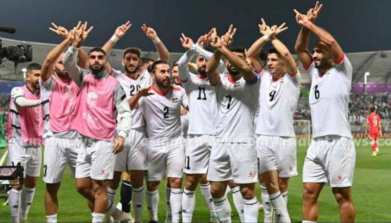 Palestine enters knock out round of asian cup football first time ever in history kgn