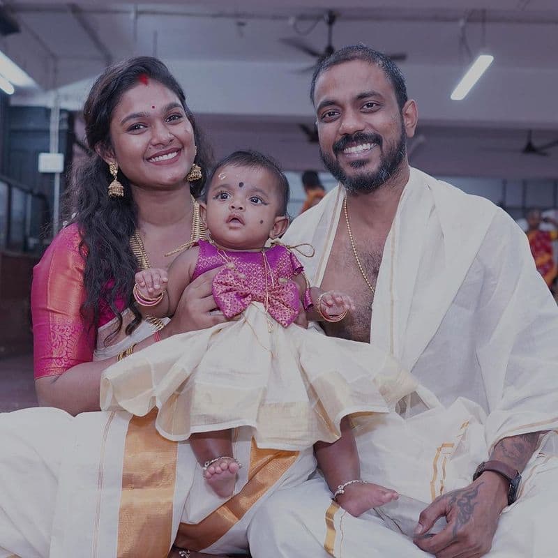 Serial actress Nakshathra done anna prasanna for her child latest photos Rya