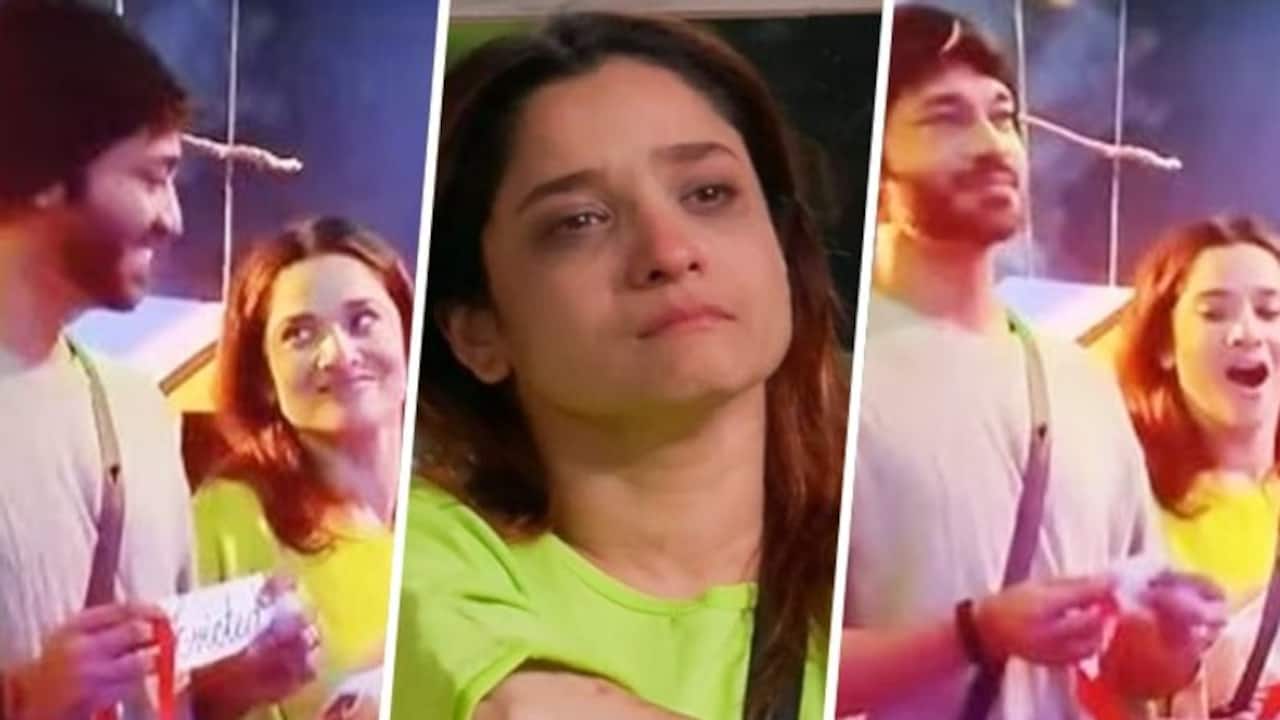 Bigg Boss 17: Netizens slam Ankita Lokhande as she smiles when Vicky Jain gets eliminated-VIDEOS