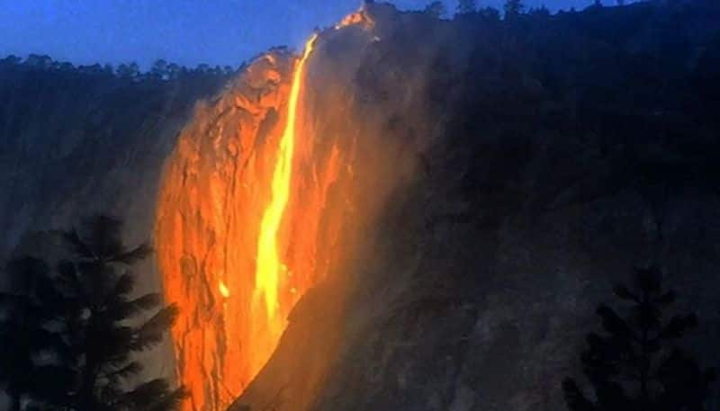 Secret of Yosemite Firefall the unique fall of US pav 