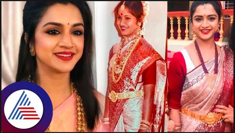 Vijay Raghavendra wife Spandana old photo of flaunting moms wedding saree vcs