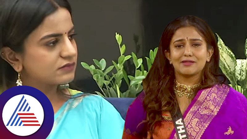 Colors Kannada Bigg Boss Namrtha Gowda angry on Snehith father for calling her daughter in law vcs