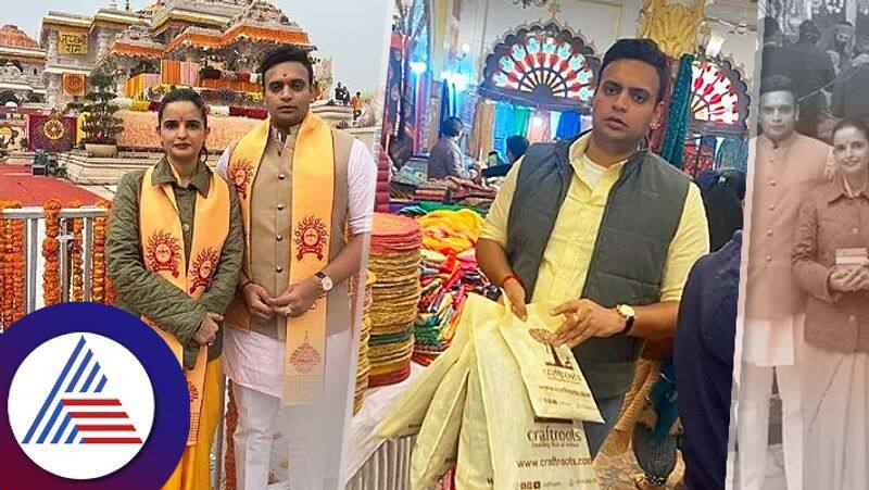 Mysore King Yaduveer Wadeyar shopping with wife Trishika Kumari pav