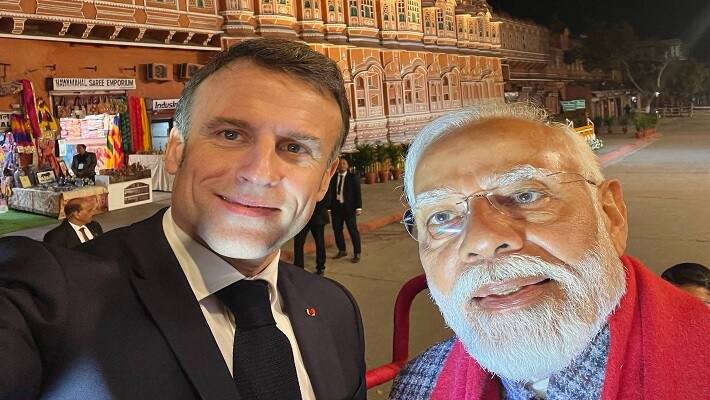 France President Emmanuel Macron sending his warmest wishes on Indias 75th Republic Day rsk