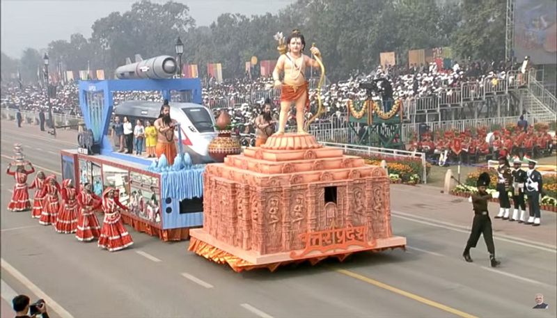 lord ram lalla tableau in republic day 2024 parade at karthavya path kms