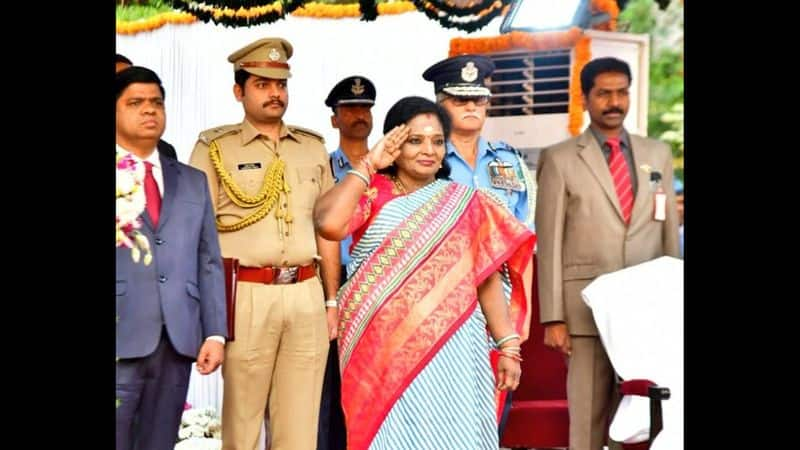 governor tamilisai soundararajan host flagging in puducherry on republic day vel