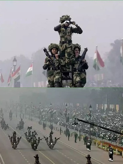<p>रिपब्लिक डे परेड में कर्तव्यपथ पर बीएसएफ की महिला जवानों का शानदार प्रदर्शन देखकर श्रोता मंत्रमुग्ध हो गए।</p>
