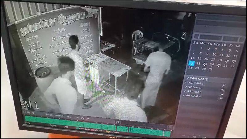 youngsters beat hotel owner in ramanathapuram video goes viral vel