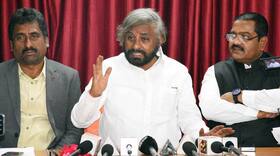 Minister Eshwar Khandre appeals to Pawan Kalyan to take good care of our elephants gvd